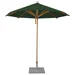 Bambrella Levante Round Bamboo Umbrella - 2.5m R-L-FG