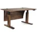 Copeland Furniture Invigo 30-In. x 60-In. Sit-Stand Desk - 3060-REC-SQ-04-B-G-N-P-N-M-W