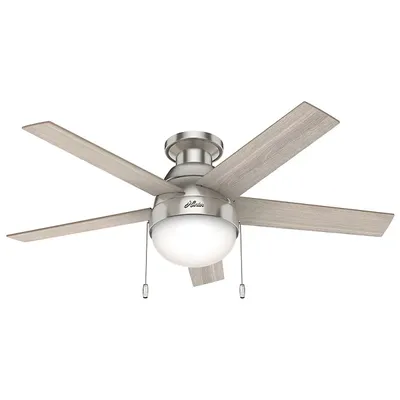 Hunter Fans Anslee Low Profile Ceiling Fan with Light