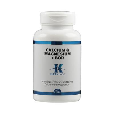Calcium & MAGNESIUM+Bor Klean Labs Tabletten 100 St Image