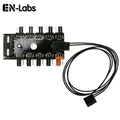 En-labs – système de refroidissement de ventilateur à 10 canaux CPU Molex PWM 4 broches rallonge