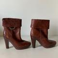 Nike Shoes | Brown Nike Air G Series Brown Heeled Boot 5.5 | Color: Brown | Size: 5.5