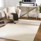 Lice 5'3" x 7'3" Modern Contemporary Wool Cream/Light Beige/Peach Area Rug - Hauteloom