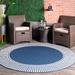 Brooklyn Rug Co Leah Classic Bordered Indoor/Outdoor Area Rug