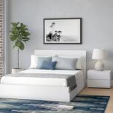 Latitude Run® Kumail Platform 2 Piece Bedroom Set Wood in Brown/White | Full | Wayfair 61DCECCA56114D3EABC9865D0D38C546