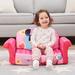 Marshmallow Furniture kids 2-in-1 Flip Open Foam Compress Sofa Bed, Minnie Mouse in Pink | 15 H x 29 W x 16 D in | Wayfair 6023302