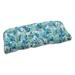 Bay Isle Home™ Vida Opal Indoor/Outdoor Seat Cushion Polyester in Blue/Gray/Green | 5 H x 44 W in | Wayfair 4AE4D98ADCF24E5B8538A29EDF80C696