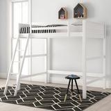 Viv + Rae™ Salome Full Platform Loft Bed Wood in White | 72 H x 80.5 W x 79.25 D in | Wayfair 3D92312DB4744105A1C0047B2CC69569