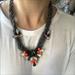 Anthropologie Jewelry | Anthropologie Statement Necklace | Color: Black/Pink | Size: Os