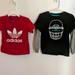 Adidas Shirts & Tops | 2 Adidas T-Shirts 2t Toddler Boy 24 Months | Color: Black/Red | Size: 2tb