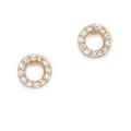 Kate Spade Jewelry | Kate Spade Open Circle Mini Stud Earrings | Color: Gold | Size: Os