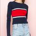 Brandy Melville Tops | Brandy Melville Striped Long Sleeve Nwot | Color: Blue/Red | Size: Os