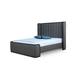 Kingdom Graphite Queen Bed - Manhattan Comfort BD005-QN-GP