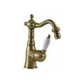 Mitigeur de bidet couleur bronze avec bec pivotant Gattoni Orta 2752/27VB.OLD Bronze - Sans vidage