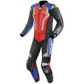 Arlen Ness Race-X Abito in pelle moto in due pezzi, nero-rosso-blu, dimensione 52