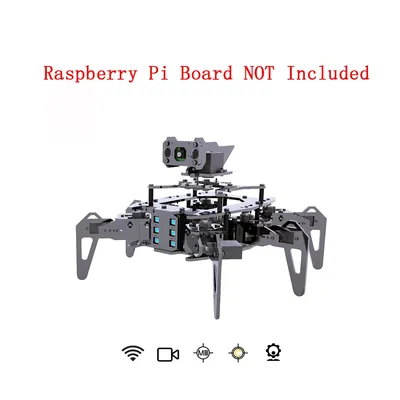 Adeept-Kit Robot Araignée RaspClaws Hexapode Raspberry Pi Robot Inoler Vapeur Carte Raspberry Pi
