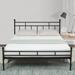 Red Barrel Studio® Resendiz Model H Mattapan Bed Frame Metal in Black | 36.9 H x 39.3 W x 77.4 D in | Wayfair AA2308C6F2F848FE87CBAB3B225158C6