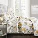 Charlton Home® Lasher Floral Reversible Quilt Set Cotton in Gray/Yellow | King Quilt + 2 Shams | Wayfair F1797947D52F4B839626AA30935428DD