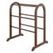 Red Barrel Studio® Six-bar Wood Quilt Rack Solid + Manufactured Wood in Brown | 30 H x 26 W x 18.5 D in | Wayfair RDBL2417 34946374