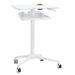 Safco Products Company Safco Products 1944NA Vum Pneumatic Height-adjustable Stand-up Mobile Workstation Wood in White | Wayfair 1944WH