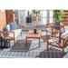 Mondovi 4-Piece Sofa Seating Group w/ Cushions Wood/Natural Hardwoods in Brown Laurel Foundry Modern Farmhouse® | Outdoor Furniture | Wayfair