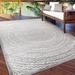 Orian Rugs Boucle Cerulean Gray High Low Indoor Outdoor Area Rug