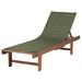 Classic Accessories Montlake Water-Resistant 80 Inch Patio Chaise Lounge Slipcover, Heather Fern