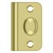 Deltana Solid Brass Door Strike Plate for Ball Catch and Roller Catch