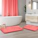 Latitude Run® Steph Ultra Soft Non Slip & Absorbent Memory Foam Bath Rugs Polyester in Pink | 1 H x 20 W in | Wayfair LDER3582 42274803