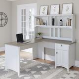 Salinas L-shaped Desk with Hutch by Bush Furniture