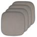 Symple Stuff Indoor/Outdoor Seat Cushion Polyester in Gray | 1.5 H x 16 W in | Wayfair EF3E08D50CF04713B7C28A118BBF7A8C