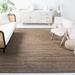 White 72 x 0.35 in Area Rug - Highland Dunes Concord Striped Handwoven Flatweave Beige Area Rug Cotton/Jute & Sisal | 72 W x 0.35 D in | Wayfair