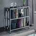 House of Hampton® Sapienza 32" W Metal Etagere Bookcase Metal in Gray | 30 H x 32 W x 12 D in | Wayfair 8AAF09E581234308B67C8C13D06F7D28