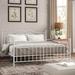 Winston Porter Caprisha Platform Bed Metal in White | 44.5 H x 78 W x 83 D in | Wayfair 1FBC6AD58CBF4647966ACB6486A4F28D