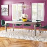Etta Avenue™ Kane Extendable Dining Table Wood/Glass in Gray | 30 H in | Wayfair DDB01D66E63C4C46B6C599B6916F34F7