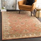 Orange 117 x 0.39 in Area Rug - Birch Lane™ Arden Floral Hand Tufted Wool Area Rug Wool | 117 W x 0.39 D in | Wayfair DBF2235-00SE