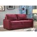 Latitude Run® Knightsville 70" Upholste Sleeper Sofa Plastic in Red | 35 H x 70 W x 34 D in | Wayfair D7B877729F974DF6B1BF380FF96324FE