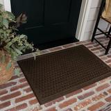 Sol 72 Outdoor™ Colletti Impressions Non-Slip Outdoor Door Mat Synthetics in Brown | 18" x 30" | Wayfair A2FCEC41F7664EE791A67515448E9E4D
