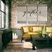 A Premium 'Gather Together' Textual Art Multi-Piece Image on Canvas Metal in Brown/White Laurel Foundry Modern Farmhouse® | 48 W x 1.5 D in | Wayfair