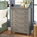 Three Posts™ Rae 5 Drawer 36" W Chest Wood in Gray | 48.07 H x 36 W x 18 D in | Wayfair AC70BA734CEB48A2AC1A162F596C7AF4