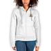 Women's Antigua White North Carolina A&T Aggies Victory Full-Zip Hoodie