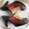 Coach Shoes | Coach Suede Leather Logo Mules | Color: Black/Brown | Size: 8