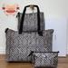 Coach Bags | Coach Nylon Bag, Snap Pouch & Cosmetic Pouch | Color: Black/Gray | Size: Bag:19’l X 12’h X 7’w/Pouch: 10’l X 8’h