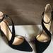 Jessica Simpson Shoes | Jessica Simpson Half Strap D’orsay Pumps Size 7 | Color: Black | Size: 7