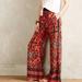 Anthropologie Pants & Jumpsuits | Lilka For Anthro Zala Wide Leg Pants Small Long | Color: Black/Red | Size: S