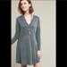 Anthropologie Dresses | Anthro Dolan Toute Long Sleeve Swing Dress (Qq) | Color: Blue/Green | Size: S