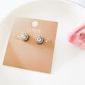 J. Crew Jewelry | J. Crew Dainty Crystal Stud Earrings | Color: Gold/White | Size: Os