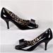 Jessica Simpson Shoes | Jessica Simpson 5.5b Black Patent-Leather Pumps | Color: Black | Size: 5.5b