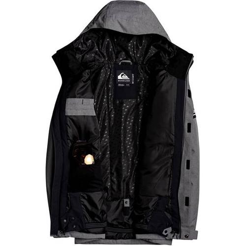 QUIKSILVER Herren Funktionsjacke MISSION SOLI, Größe L in Grau