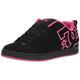 DC Damen Court Graffik Casual Low Top Skateschuh Skate-Schuh, Schwarz/Pink, 41 EU